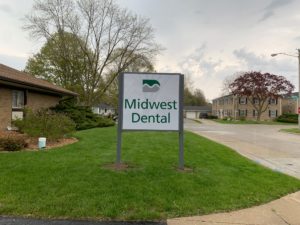Midwest Dental sign in Racine Wisconsin