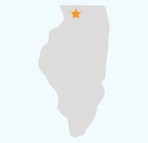 Illinois map Freeport