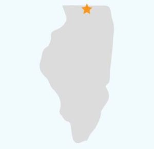 Illinois map Rockford